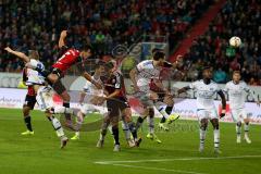 1. BL - Saison 2015/2016 - FC Ingolstadt 04 - Hamburger SV - Alfredo Morales (#6 FC Ingolstadt 04) - Mathew Leckie (#7 FC Ingolstadt 04) - Foto: Jürgen Meyer