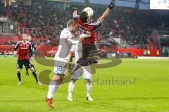 1. BL - Saison 2015/2016 - FC Ingolstadt 04 - 1. FSV Mainz 05 - Lezano Farina,Dario (#37 FC Ingolstadt 04) - Borsinski Daniel #18 Mainz - Foto: Meyer Jürgen