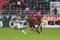 1. Bundesliga - Fußball - FC Ingolstadt 04 - VfB Stuttgart - Mathew Leckie (7, FCI) rechts