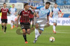 1. BL - Saison 2015/2016 - FC Ingolstadt 04 - 1899 Hoffenheim - Robert Bauer (#23 FC Ingolstadt 04) - Volland Kevin #31 Hoffenheim - Foto: Jürgen Meyer