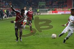 1. Bundesliga - Fußball - FC Ingolstadt 04 - Bayer 04 Leverkusen - Danny da Costa (21, FCI) und rechts Wendell (Leverkusen 18)