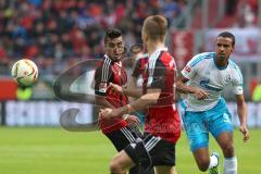 1. Bundesliga - Fußball - FC Ingolstadt 04 - FC Schalke 04 - Darío Lezcano (37, FCI) Lukas Hinterseer (16, FCI) Joel Matip (Schalke 32)