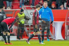 1. BL - Saison 2015/2016 - FC Ingolstadt 04 - 1. FSV Mainz 05 - Ralph Hasenhüttl (Trainer FC Ingolstadt 04) - Jubel - Foto: Meyer Jürgen