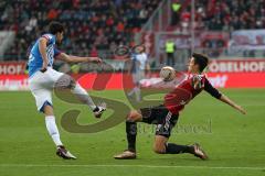 1. Bundesliga - Fußball - FC Ingolstadt 04 - TSG Hoffenheim - rechts Alfredo Morales (6, FCI)