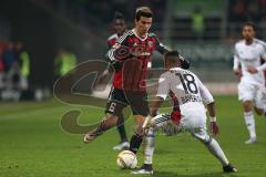 1. Bundesliga - Fußball - FC Ingolstadt 04 - Bayer 04 Leverkusen - Alfredo Morales (6, FCI) gegen Wendell (Leverkusen 18)