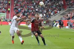 1. Bundesliga - Fußball - FC Ingolstadt 04 - Eintracht Frankfurt - rechts Lukas Hinterseer (16, FCI)