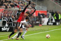 1. BL - Saison 2015/2016 - FC Ingolstadt 04 - Bayer 04 Leverkusen - Almog Cohen (#36 FC Ingolstadt 04) - Donati Giulio weiss #26 Leverkusen - Foto: Meyer Jürgen