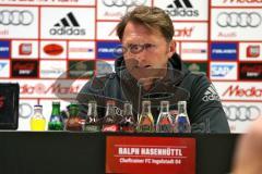 1. Bundesliga - Fußball - FC Ingolstadt 04 - FC Bayern München - Pressekonferenz, Cheftrainer Ralph Hasenhüttl (FCI)
