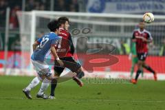 1. Bundesliga - Fußball - FC Ingolstadt 04 - TSG Hoffenheim - Kim, Jin-Su (TSG 20) und Mathew Leckie (7, FCI)