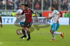 1. Bundesliga - Fußball - FC Ingolstadt 04 - FC Schalke 04 - Almog Cohen (36, FCI) Younes Belhanda (Schalke 11)