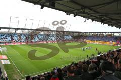 1. Bundesliga - Fußball - FC Ingolstadt 04 - Hannover 96 - Fan Choreografie Ingolstadt 500 Jahre Reinheitsgebot Jubel Fahnen