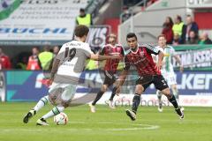 1. Bundesliga - Fußball - FC Ingolstadt 04 - Borussia Mönchengladbach - Fabian Johnson (Gladbach 19) Darío Lezcano (37, FCI)