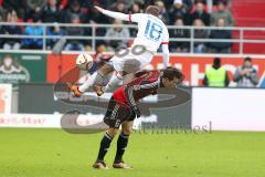 1. BL - Saison 2015/2016 - FC Ingolstadt 04 - 1. FSV Mainz 05 - Alfredo Morales (#6 FC Ingolstadt 04) - Borsinski Daniel #18 Mainz - Foto: Meyer Jürgen