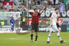 1. Bundesliga - Fußball - FC Ingolstadt 04 - Borussia Mönchengladbach - regt sich auf Lukas Hinterseer (16, FCI)