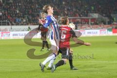 1. BL - Saison 2015/2016 - FC Ingolstadt 04 - Hertha BSC Lukas Hinterseer (#16 FC Ingolstadt 04) - Foto: Jürgen Meyer