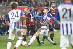 1. BL - Saison 2015/2016 - FC Ingolstadt 04 - Hertha BSC - Tobias Levels (#28 FC Ingolstadt 04) - Foto: Jürgen Meyer