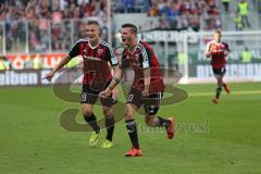 1. Bundesliga - Fußball - FC Ingolstadt 04 - Eintracht Frankfurt - Tor Jubel 1:0 durch Pascal Groß (10, FCI) links Max Christiansen (19, FCI)