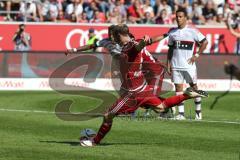 1. Bundesliga - Fußball - FC Ingolstadt 04 - FC Bayern München - Elfmeter 1:2 Tor Moritz Hartmann (9, FCI) Jubel
