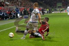 1. BL - Saison 2015/2016 - FC Ingolstadt 04 - Hamburger SV - Mathew Leckie (#7 FC Ingolstadt 04) - Ostrzolek Matthias (#22 Hamburger SV) - Foto: Jürgen Meyer