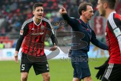 1. Bundesliga - Fußball - FC Ingolstadt 04 - 1. FSV Mainz 05 - Benjamin Hübner (5, FCI) beschwert sich