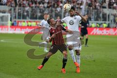 1. Bundesliga - Fußball - FC Ingolstadt 04 - Eintracht Frankfurt - Stefan Lex (14, FCI) gegen Carlos Zambrano (5 Frankfurt)