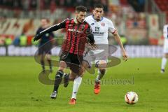 1. Bundesliga - Fußball - FC Ingolstadt 04 - 1. FSV Mainz 05 - Mathew Leckie (7, FCI) rechts Muto, Yoshinori Mainz (9)