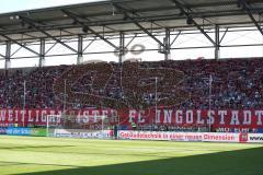 1. Bundesliga - Fußball - FC Ingolstadt 04 - Borussia Dortmund - Fans Spruchband Choreo