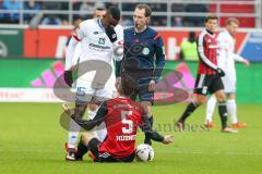 1. BL - Saison 2015/2016 - FC Ingolstadt 04 - 1. FSV Mainz 05 - Benjamin Hübner (#5 FC Ingolstadt 04) - Cordoba Copete #15 Mainz - Foto: Meyer Jürgen