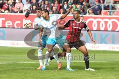 1. Bundesliga - Fußball - FC Ingolstadt 04 - FC Schalke 04 - Kampf um den Ball Joel Matip (Schalke 32) Júnior Caiçara (Schalke 3) Marvin Matip (34, FCI)