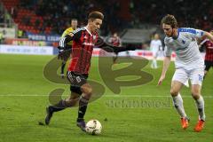 1. Bundesliga - Fußball - FC Ingolstadt 04 - SV Darmstadt 98 - Alfredo Morales (6, FCI) und rechts Peter Niemeyer (18 Darmstadt 98)