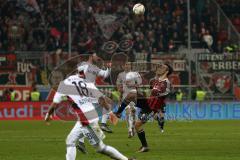 1. Bundesliga - Fußball - FC Ingolstadt 04 - Bayer 04 Leverkusen - rechts Alfredo Morales (6, FCI)