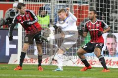 1. BL - Saison 2015/2016 - FC Ingolstadt 04 - Darmstadt 98 - Marvin Matip (#34 FC Ingolstadt 04) - Pascal Groß (#10 FC Ingolstadt 04) - Foto: Jürgen Meyer