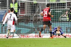 1. BL - Saison 2015/2016 - FC Ingolstadt 04 - Bayer 04 Leverkusen - Ørjan Nyland (#26 FC Ingolstadt 04) - Foto: Meyer Jürgen