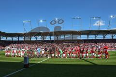 1. Bundesliga - Fußball - FC Ingolstadt 04 - FC Bayern München - Einlaufkids mit den Mannschaften