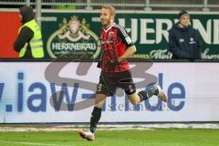 1. BL - Saison 2015/2016 - FC Ingolstadt 04 - Darmstadt 98 - Moritz Hartmann (#9 FC Ingolstadt 04) mit dem 3:1 Führungstreffer - Foto: Jürgen Meyer