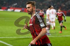 1. BL - Saison 2015/2016 - FC Ingolstadt 04 - 1. FC Köln - Lukas Hinterseer (#16 FC Ingolstadt 04) mit dem 1:0 Führungstreffer - Foto: Meyer Jürgen