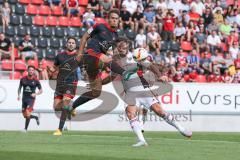 1. Bundesliga - Fußball - Testspiel -  FC Ingolstadt 04 - Celta De Vigo - Spielabbruch - Zweikampf rechts Mathew Leckie (7, FCI)