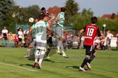 Freundschaftsspiel - Saison 2015/2016 - FC Ingolstadt 04 - SpVgg Greuther Fürth - Tomas Pekhart (#11 FC Ingolstadt 04) beim Kopfball - Foto: Jürgen Meyer