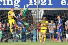 1. Bundesliga - Fußball - Testspiel - FC Ingolstadt 04 - VfR Aalen - Torwart Ramazan Özcan (1, FCI) fängt den Ball