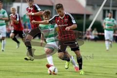 Freundschaftsspiel - Saison 2015/2016 - FC Ingolstadt 04 - SpVgg Greuther Fürth - Stefan Lex (#14 FC Ingolstadt 04) Caligiuri Marco weiß #13 Greuther Fürth - Foto: Jürgen Meyer