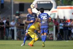 1. Bundesliga - Fußball - Testspiel - FC Ingolstadt 04 - VfR Aalen - links hinten Tobias Levels (28, FCI) und rechts Almog Cohen (36, FCI)