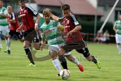 Freundschaftsspiel - Saison 2015/2016 - FC Ingolstadt 04 - SpVgg Greuther Fürth - Stefan Lex (#14 FC Ingolstadt 04) Caligiuri Marco weiß #13 Greuther Fürth - Foto: Jürgen Meyer