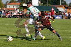 Freundschaftsspiel - Saison 2015/2016 - FC Ingolstadt 04 - SpVgg Greuther Fürth - Pledl Thomas (#30 FC Ingolstadt 04) - Röcker Benedikt weiß Greuther Fürth - Foto: Jürgen Meyer