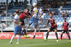 1. Bundesliga - Fußball - Testspiel - SV Grödig - FC Ingolstadt 04 - 1:0 - Kopfball Duell oben mitte Benjamin Hübner (5, FCI)