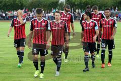 Freundschaftsspiel - Saison 2015/2016 - FC Ingolstadt 04 - SpVgg Greuther Fürth - Stefan Lex (#14 FC Ingolstadt 04) - Pledl Thomas (#30 FC Ingolstadt 04) - Stefan Wannenwetsch (#22 FC Ingolstadt 04) - Elias Kachunga (#25 FC Ingolstadt 04) - Foto: Jürgen M