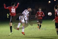 1. Bundesliga - Fußball - Testspiel - FC Ingolstadt 04 - SG Sonnenhof Großaspach - mitte Stefan Lex (14, FCI) köpft vorbei