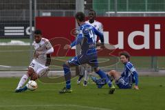 1. Bundesliga - Fußball - Testspiel - FC Ingolstadt 04 - Karlsruher SC - links Elias Kachunga (25, FCI)