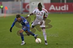 1. Bundesliga - Fußball - Testspiel - FC Ingolstadt 04 - Karlsruher SC - Zweikampf links Dennis Kempe (KSC) und rechts Danny da Costa (21, FCI)