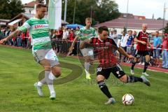 Freundschaftsspiel - Saison 2015/2016 - FC Ingolstadt 04 - SpVgg Greuther Fürth - Pledl Thomas (#30 FC Ingolstadt 04) - Röcker Benedikt weiß Greuther Fürth - Foto: Jürgen Meyer