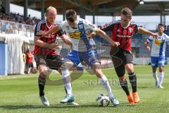 1. Bundesliga - Fußball - Testspiel - SV Grödig - FC Ingolstadt 04 - 1:0 - links Tobias Levels (28, FCI) und rechts Thomas Pledl (30, FCI), Zweikampf